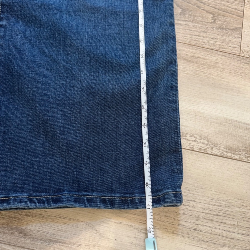 Banana Republic Wide Leg Jeans Quiet Luxury Minimalist Women 27 Dark Blue Denim - Picture 4 of 12